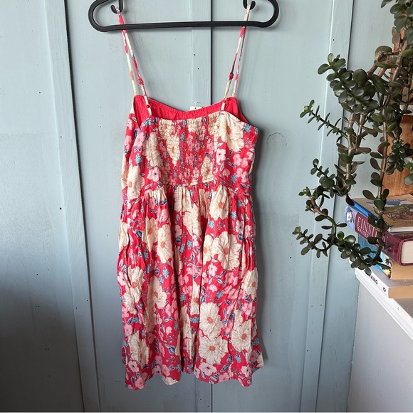 NWT Aerie Pink and Orange Spaghetti Strap Sundress - Picture 9 of 9
